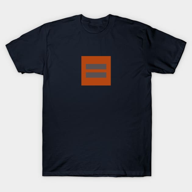 Navy Equality Shirt Umber T-Shirt by silversurfer2000